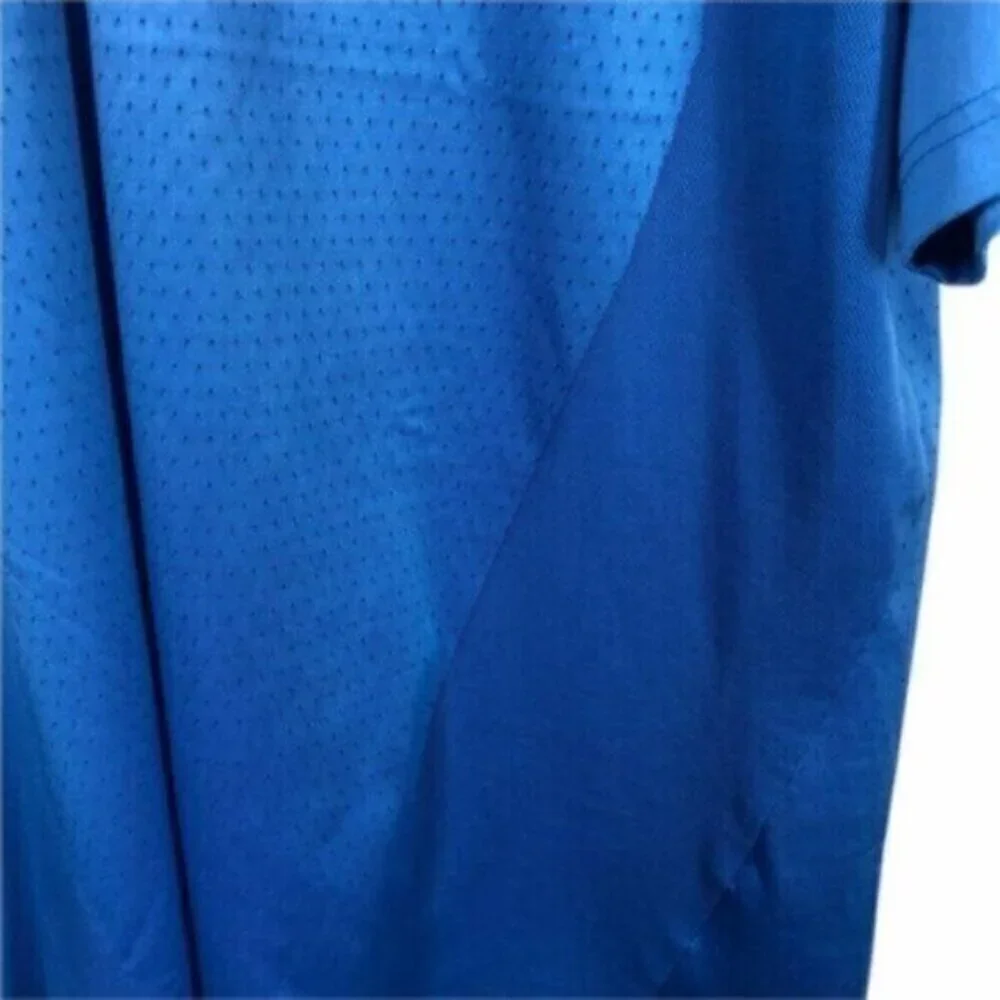 Nike | Dri-Fit Blue Two Button Placket Golf Shirt Size XL